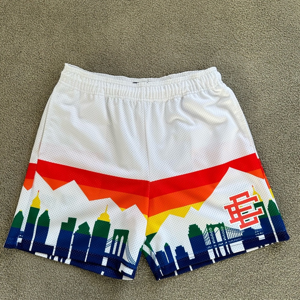Eric Emanuel Basic Shorts - Skyline Nuggets